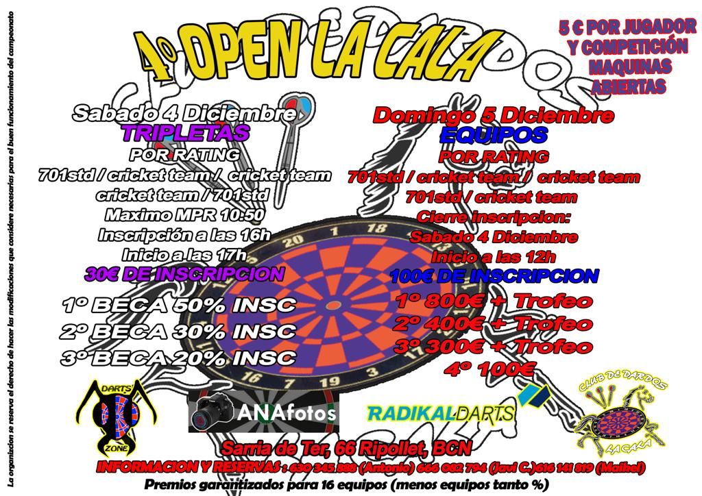 2021/07/10 - OPEN LA CALA - DARTSZONE