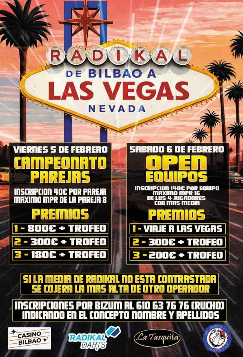 III De BILBAO a LAS VEGAS - Solabarria Dardoak - 5 y 6 de Febrero 2027